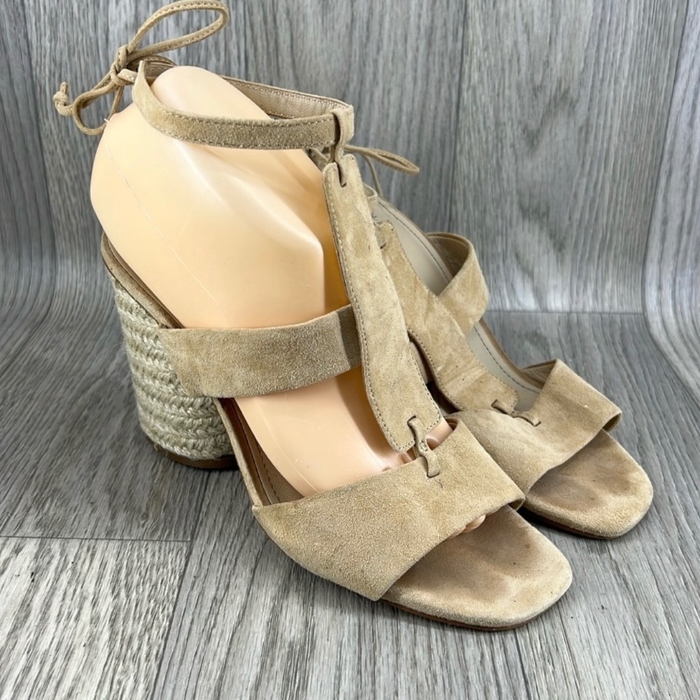 Botkier Alexia Suede Ankle Strap Block Heels